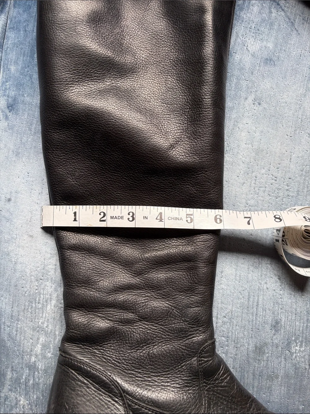 Frye Classic Tall Knee-High Leather Riding Boots - Black